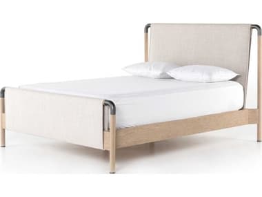 Four Hands Belfast Upholstered Wood Queen Panel Bed FS223307001