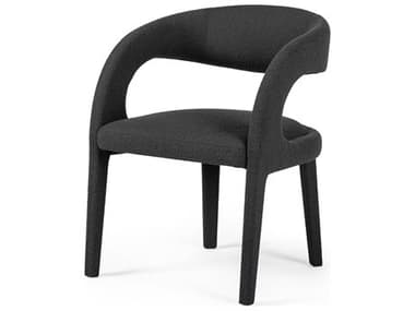 Four Hands Townsend Hawkins FIQA Boucle Charcoal Upholstered Dining Chair FS223320025