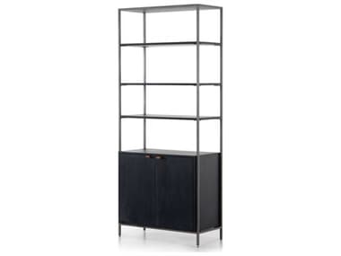 Four Hands Fulton Trey Leather Bookcase FS223961002