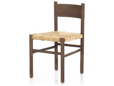 Four Hands Grass Roots Largo Mango Wood Brown Side Dining Chair FS224509001