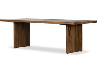 Four Hands Wesson Katarina 94" Rectangular Black Plywood Natural Guanacaste Dining Table FS224516002