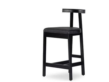 Four Hands Sevilla Tex Black Leather  Counter Stool FS225104003