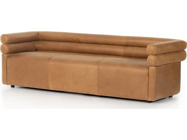 Four Hands Grayson Evie Palermo Cognac Leather Sofa FS225263003