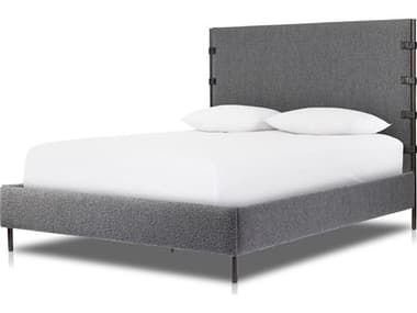 Four Hands Irondale Anderson Knoll Charcoal Queen Bed FS225707004