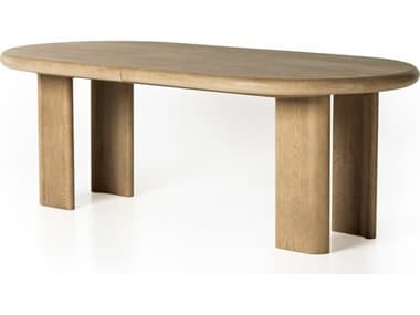 Four Hands Haiden Jaylen Light Oak Veneer Extension Dining Table FS225955003