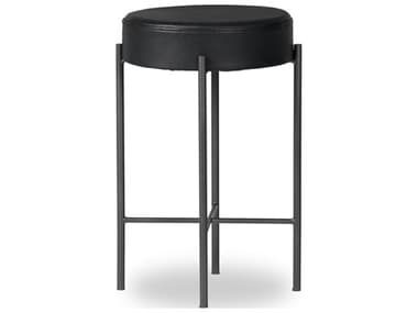 Four Hands Sevilla Nocona Black Leather  Counter Stool FS226810021