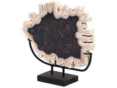 Four Hands Palu  Petrified Wood Matte Black Iron  Sculpture FS227717001