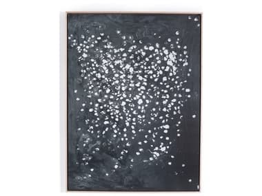 Four Hands Art Studio and All The Stars In The Sky by Gold Rush Natural Maple Floater  Canvas Wall Art FS228829002