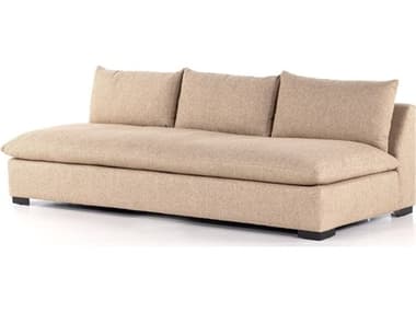 Four Hands Atelier Grant Heron Sand Upholstered Armless Sofa FS229247005