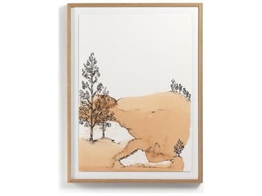 Four Hands Art Studio Into The Woods II by Santhosh Ch Vertical Grain White Oak  Canvas Wall Art FS230477002