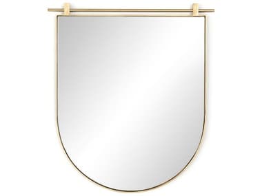 Four Hands Hutton Chico Antique Brass  Small Arch Mirror FS231713002