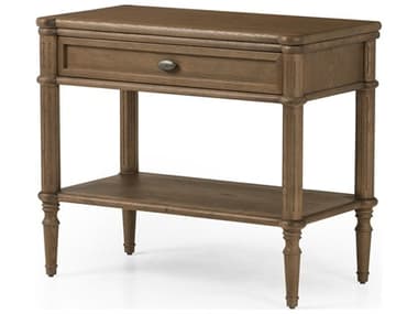 Four Hands Collins Toulouse Toasted Oak Veneer Oak Wood Nightstand FS231968001