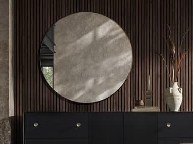 Four Hands Marlow Georgina Polished Brass Round  Mirror FS232361001