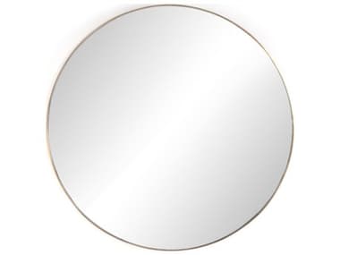 Four Hands Marlow Georgina Polished Brass Round  Mirror FS232361001