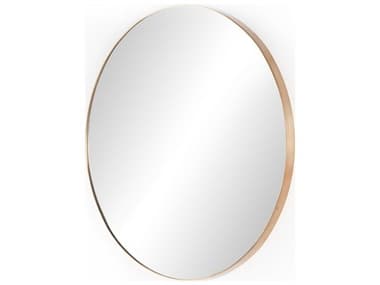 Four Hands Marlow Georgina Polished Brass Round  Mirror FS232361001