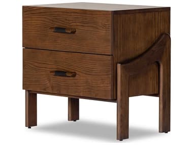 Four Hands Bolton Halston 26" Wide 2-Drawers Ash Wood Nightstand FS232430001