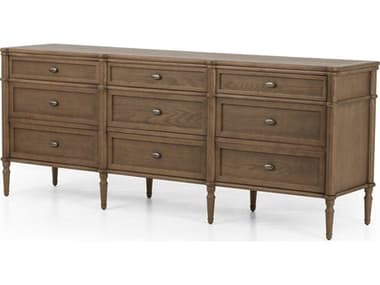 Four Hands Collins Toulouse Toasted Oak  Wood 9 Drawer Dresser FS232860001