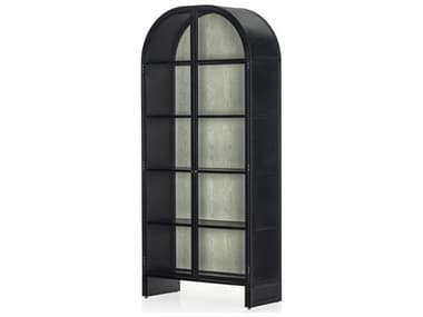 Four Hands Bolton Breya Black Oak Wood Cabinet FS233096001