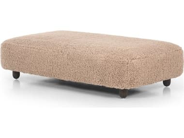 Four Hands Kensington Aniston Brown Upholstered Ottoman FS233140002