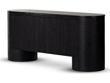 Four Hands Glenwood Giovani Black Oak Veneer Media Console FS233562001