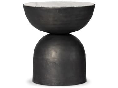 Four Hands Marlow Corbett River Grey Marble End Table FS234242002