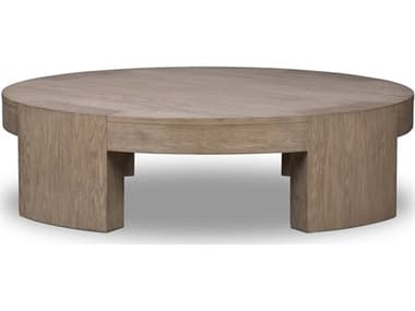 Four Hands Irondale Sheffield Warm Natural Flat Oak Veneer Coffee Table FS234303005