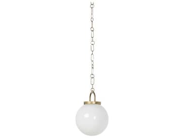 Four Hands Evelie White Globe Pendant FS234917002