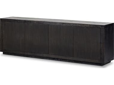 Four Hands Bennett Warby Worn Black Oak Sideboard FS235117003