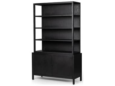 Four Hands Westgate Hopkins Brushed Ebony Oak Bookcase FS235271001