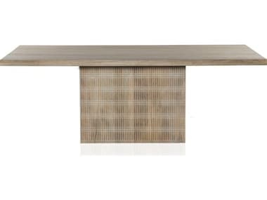 Four Hands Aiden Kelby Light Wash Mango Dining Table FS235369002