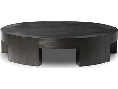 Four Hands Irondale Sheffield Charcoal Oak Veneer Coffee Table FS235383004