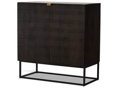 Four Hands Aiden Kelby Gunmetal Bar Cabinet FS235482001