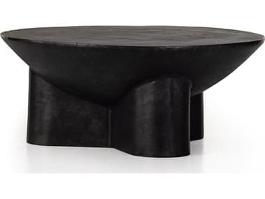 Four Hands Marlow Sante Raw Black Coffee Table FS235674001