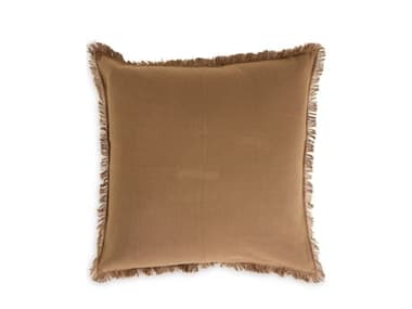 Four Hands Costa Handwoven Khaki Cotton  Eyelash Pillow FS235707002