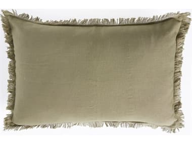 Four Hands Costa Handwoven Sage Cotton  Eyelash Pillow FS235707005