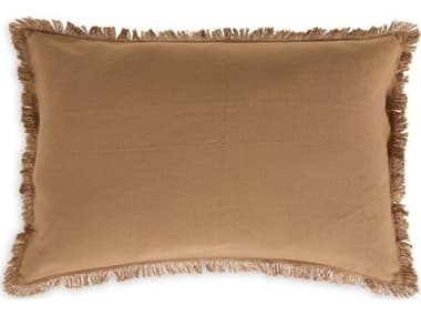 Four Hands Costa Handwoven Khaki Cotton  Eyelash Pillow FS235707006