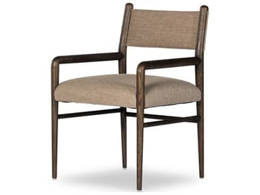 Four Hands Caswell Alcala Fawn / Warm Oak Arm Dining Chair FS235992001