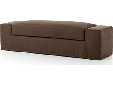 Four Hands Kensington Brown Upholstered Accent Bench FS236012002