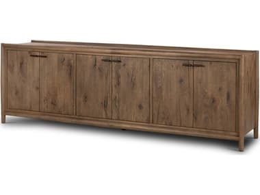 Four Hands Bolton Glenview 94'' Oak Wood Weathered Aged Bronze Sideboard FS236124001