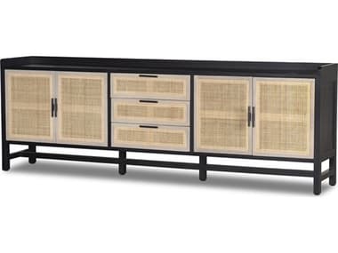 Four Hands Leighton Caprice Black Wash Mango  Wood Sideboard FS236140002