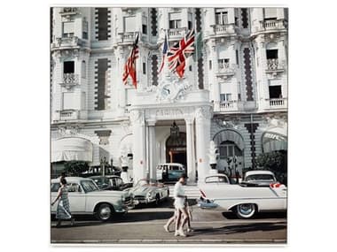 Four Hands Art Studio Carlton Hotel by Slim Aarons White Maple Floater  Canvas Wall Art FS236291002