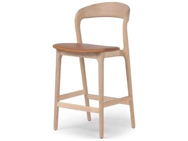 Four Hands Allston Amare Leather Bar Stool FS236401002