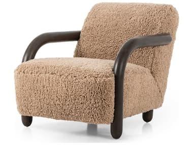 Four Hands Kensington Aniston 30" Brown Fur Accent Chair FS236535002