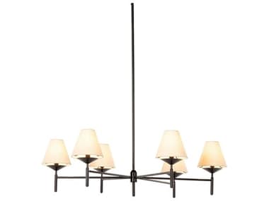 Four Hands Hutton Dodie Jet Black Chandelier FS236830001