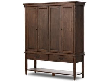 Four Hands Cordella Brimley Aged Pine  Wood Cabinet FS237137002