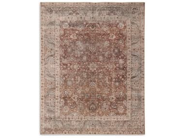 Four Hands Lucca Zari 10 x 14 Rust Rug FS237147001