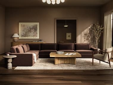 Four Hands Lucca Zari 9 x 12 Rust Rug FS237147004