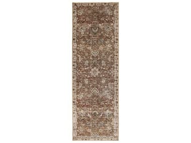 Four Hands Lucca Zari 10 x 14 Rust Rug FS237147005