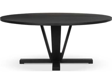 Four Hands Harmon Cobain Round Wood Dining Table FS237191002