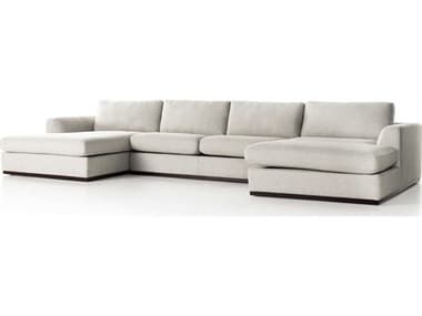 Four Hands Centrale 174" Wide Gray Fabric Upholstered Sectional Sofa FS237311002